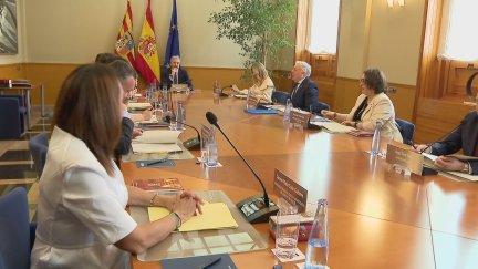 Imagen del Consejo de Gobierno de este lunes / Aragón TV