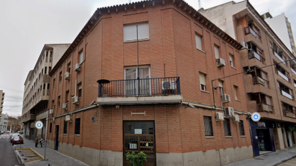 Antigua comisaría de Calatayud que sale a subasta./ Google Maps