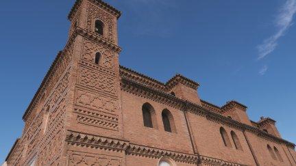 Torre y detalles de la iglesia mudéjar de Tobed./ Diputación de Zaragoza