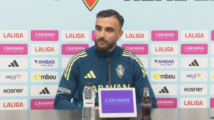 Rober González en rueda de prensa.