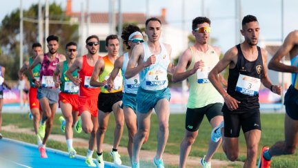 Eduardo Menacho, durante el Campeonato de España de 10.000 metros de 2025 Foto: RFEA
