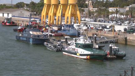 Embarcaciones de la Guardia Civil en el puerto de Huelva / Aragón TV