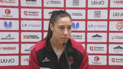 Laia Flores, durante su comparecencia de este sábado.