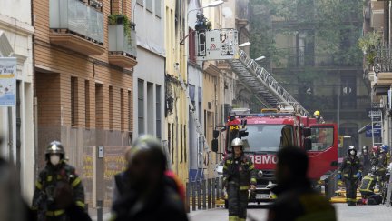 La explosión ha tenido lugar en la calle Venero de Barcelona / EFE / Alejandro García