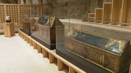 Las obras del monasterio de Sijena vuelven a ser motivo de conflicto entre Aragón y Cataluña. / Aragón TV