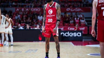 Robinson durante un encuentro con el Casademont Zaragoza.