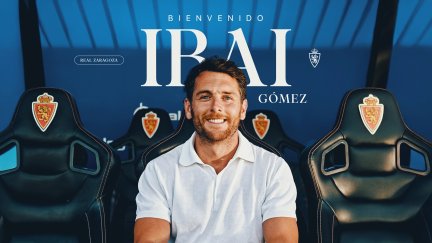 Ibai Gómez ya es el nuevo entrenador del Real Zaragoza.