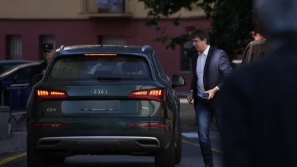 El hermano de Pedro Sánchez, David Sánchez, a su llegada a la Audiencia Provincial de Badajoz, a 28 de mayo de 2026, en Badajoz, Extremadura (España)./ Europa Press. Andrés Rodríguez