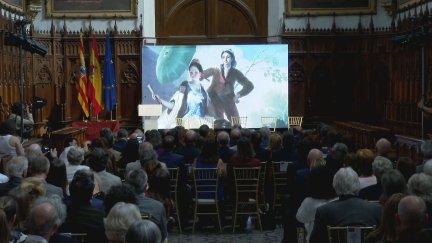 El Aula Dei ha sido el lugar elegido para presentar los actos del Bicentenario de Goya./ Aragón TV