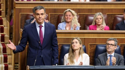 El presidente del Gobierno, Pedro Sánchez, interviene durante una sesión de control al Gobierno, en el Congreso de los Diputados, a 20 de mayo de 2026. / Marta Fernández / Europa Press
