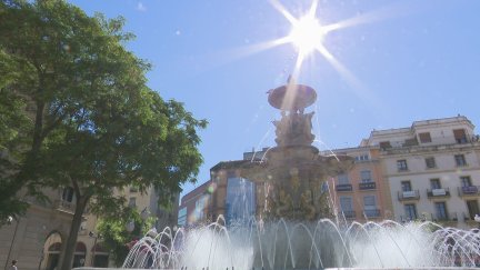 Se espera que el intenso calor empiece a remitir ligeramente a lo largo del fin de semana. / Aragón TV