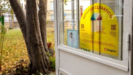 Uno de los refugios climáticos habilitados por el consistorio. / Ayuntamiento de Zaragoza