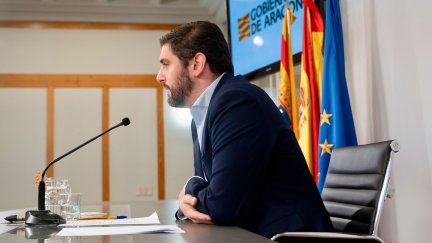 Alejandro Nolasco, vicepresidente y consejero de Desregulación, Bienestar Social y Familia. / Gobierno de Aragón