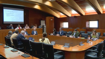 Entidades relacionadas con la seguridad vial han reclamado en las Cortes de Aragón la creación de un Instituto Aragonés de Seguridad Vial. / Aragón TV