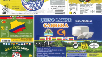 Los productos proceden de España de un total de cinco marcas. / Aragón TV