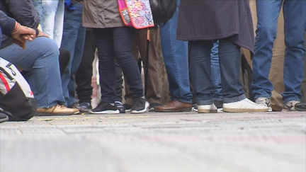 Personas atendidas por Cáritas./ Aragón TV