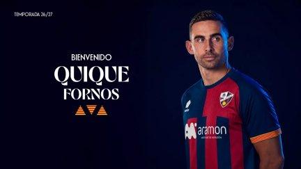 Quique Fornos es el primer fichaje de la SD Huesca para el próximo curso.