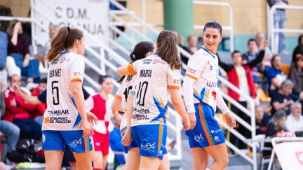 Las jugadoras del Wanapix Aldelís Intersala 10 celebran un gol