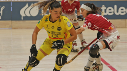 Imagen de uno de los duelos entre Vila-sana y Esneca Fraga esta temporada