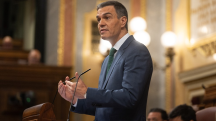 El presidente del Gobierno, Pedro Sánchez, comparece en el Congreso de los Diputados. / Europa Press