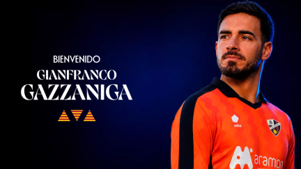 Gazzaniga, nuevo portero de la SD Huesca.