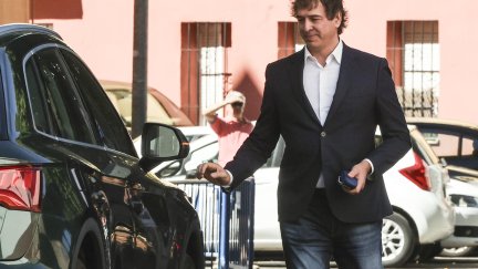 David Sánchez, hermano del presidente del Gobierno, a su salida de la última sesión del juicio. / EFE/ Jero Morales