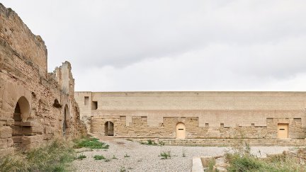 Imagen de una de las zonas restauradas del Real Monasterio de Santa María de Sijena. / Iñaki Bergara