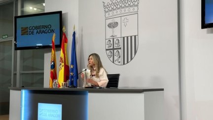 La portavoz del Gobierno de Aragón, Mar Vaquero. / Gobierno de Aragón