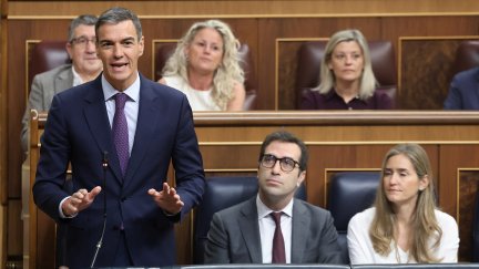 Pedro Sánchez durante su intervención en el Congreso, el jueves 10 de junio. / Europa Press. Marta Fernández