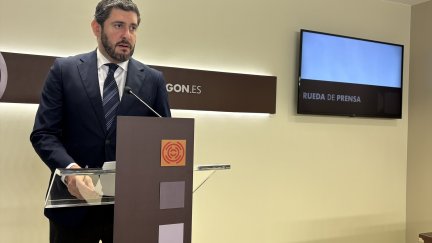 El vicepresidente del Gobierno de Aragón y consejero de Desregulación, Bienestar Social y Familia, Alejandro Nolasco. / Europa Press