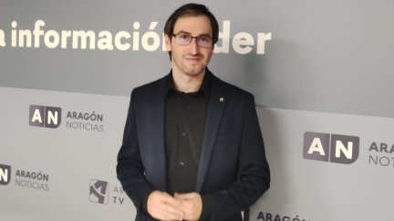 Adrián Gimeno es el director gerente del Instituto Aragonés de Juventud de Aragón. / FUENTE: Aragón Noticias