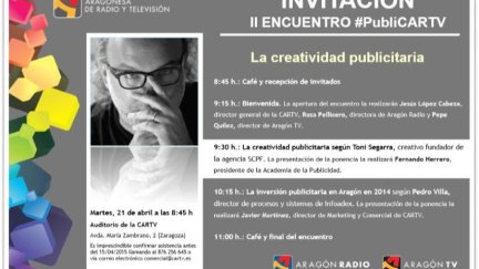 Cartel segundo encuentro Profesional #PubliCARTV