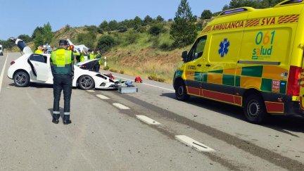 Un muerto y un herido grave en un accidente de tráfico en Castel de Cabra. | Guardia Civil