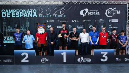 El tenis de mesa nacional se cita en Zaragoza tras más de medio Siglo XXI.