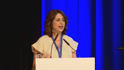 Emma Buj, presidenta provincial del PP en Teruel. / Aragón TV