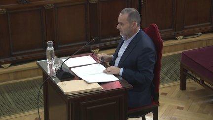 El exministro de Transportes José Luis Ábalos durante su turno de última palabra en el juicio del Tribunal Supremo sobre presuntas irregularidades en la compra de mascarillas. / Europa Press