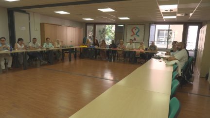 El sector de limpieza y la patronal no han llegado a ningún acuerdo en la reunión mantenida este viernes por la mañana en el SAMA. / Aragón TV
