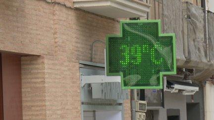 Los 40º se reducirán a partir de ese martes en Huesca. / Aragón TV