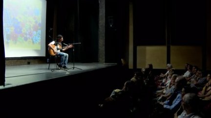 Una actuación dentro del Concurso Corita Viamonte en Las Armas. / Aragón Tv