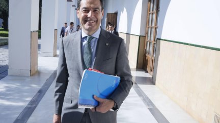 El candidato a la investidura y líder de los 'populares' andaluces, Juanma Moreno. / EFE