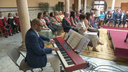 En el segundo día de las Fiestas del Ángel de Teruel se ha renovado el Seisado, una tradición que se remonta a 1487. / Aragón TV
