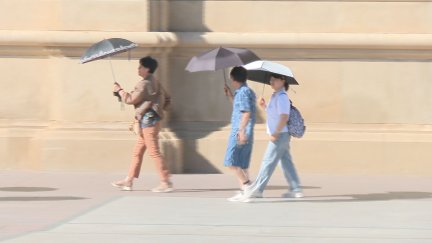 Las temperaturas pueden alcanzar o superar los 40 grados en muchas zonas de Aragón. / Aragón TV