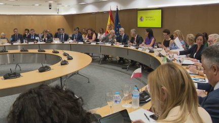 Consejo de Política Fiscal celebrado este lunes. / Aragón Tv