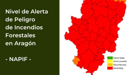 La alerta roja se extenderá a todo Aragón al menos hasta el jueves / Gobierno de Aragón