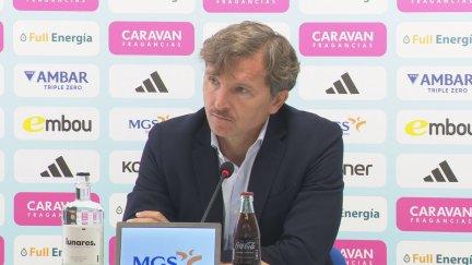 Lalo Arantegui, durante su rueda de prensa este miércoles