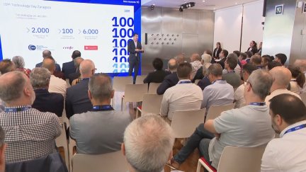 Acto de aniversario de los 100 años de IBM, en Zaragoza. / Aragón TV