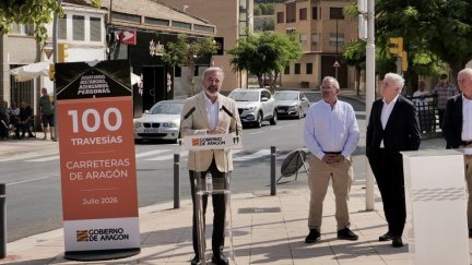 El Gobierno de Aragón invierte 15 millones de euros en renovar y mejorar la seguridad en 100 travesías.