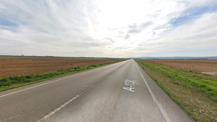 Imagen del punto kilométrico aproximado del accidente