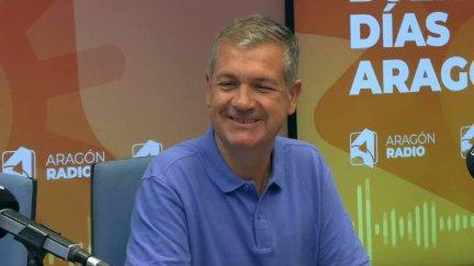 Jesús Carlos Laiglesia, presidente de CERMI Aragón, este martes en los estudios de Aragón Radio.