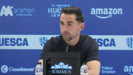 Quique Fornos durante la rueda de prensa. Foto: Aragón Deporte